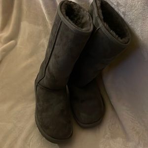 Ugg boots Womens size 7 tall gray barely worn